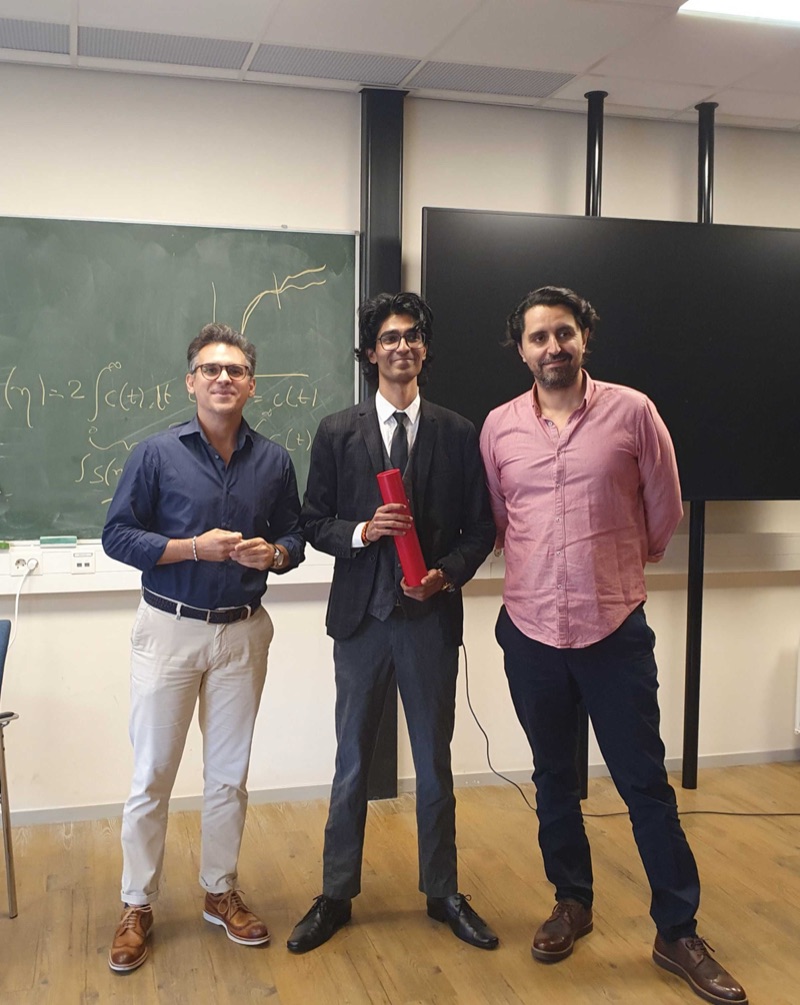 MSc defence of Omkar Dhavale